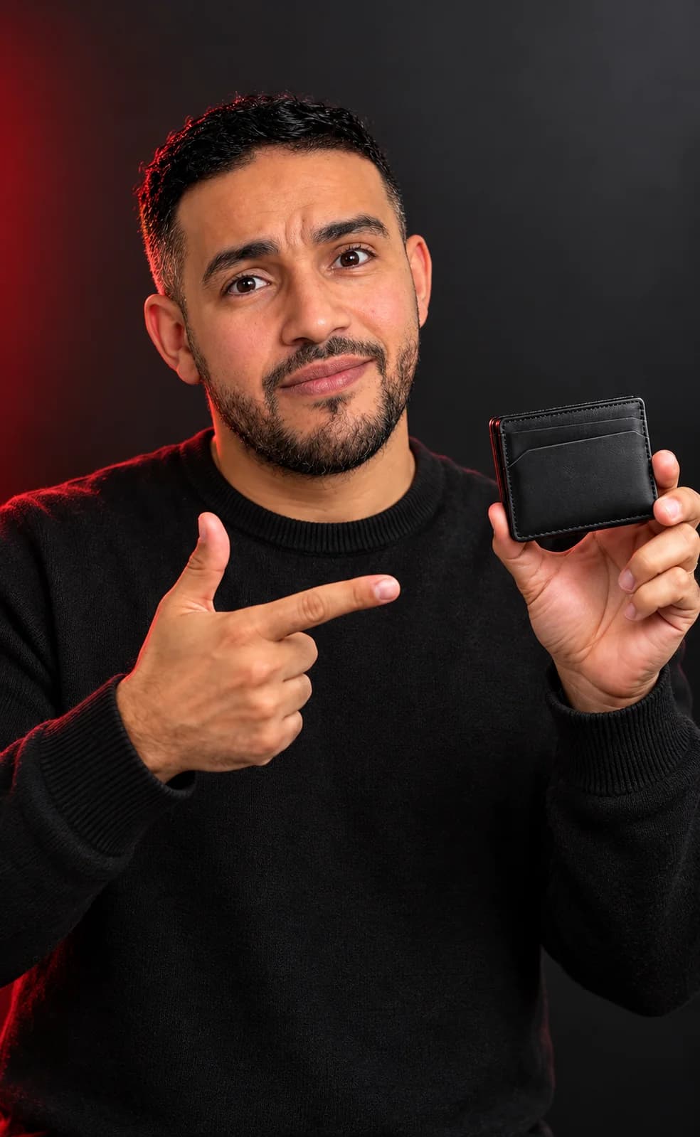 La personne présente Smart Air Wallet Pro en main